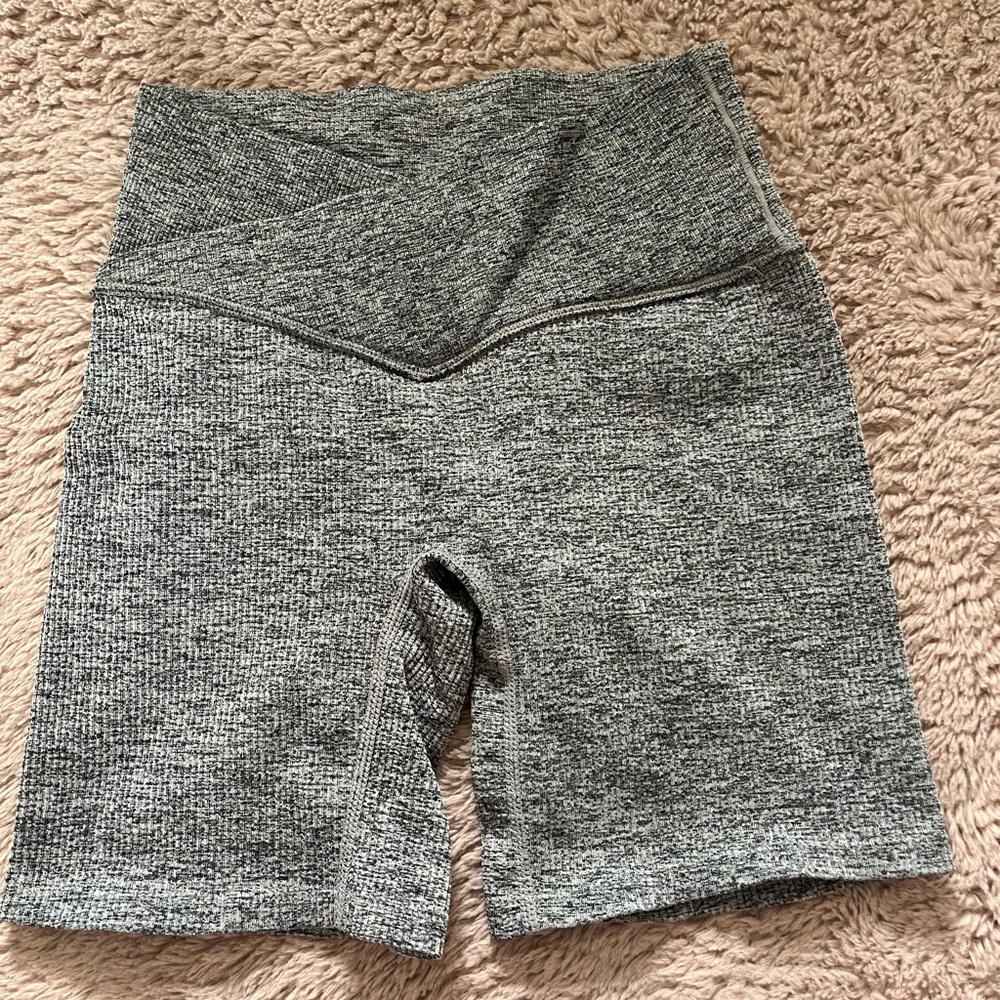 Colsie Gray Bike Shorts with High Waistband